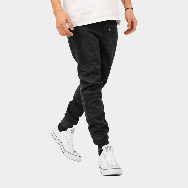 Men’s Modern Joggers in sweatpants fashion_fashion joggers_jogging pants fashion_stylish sweatpants mens_stylish joggers mens_mens fashion joggers_trendy joggers_Black - Hat and Be