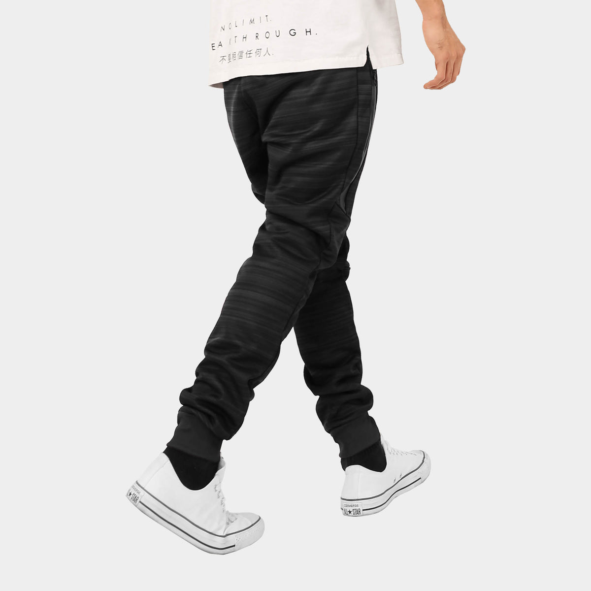 Men’s Modern Joggers in sweatpants fashion_fashion joggers_jogging pants fashion_stylish sweatpants mens_stylish joggers mens_mens fashion joggers_trendy joggers_Black - Hat and Be