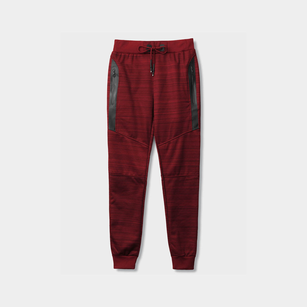 Men’s Modern Joggers in sweatpants fashion_fashion joggers_jogging pants fashion_stylish sweatpants mens_stylish joggers mens_mens fashion joggers_trendy joggers_Burgundy - Hat and