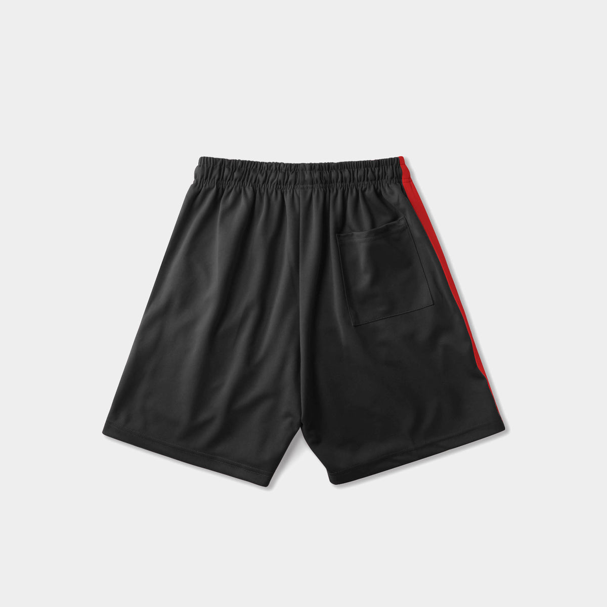 Men’s Stripe Track Shorts in track shorts_track shorts mens_hind running shorts_boys track shorts_gucci shorts_gucci shorts mens_gucci shorts cheap_Black/White - Hat and Beyond cas
