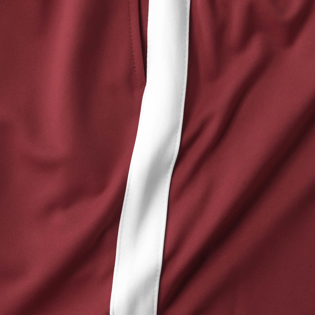 Men’s Stripe Track Shorts in track shorts_track shorts mens_hind running shorts_boys track shorts_gucci shorts_gucci shorts mens_gucci shorts cheap_Burgundy/White - Hat and Beyond 