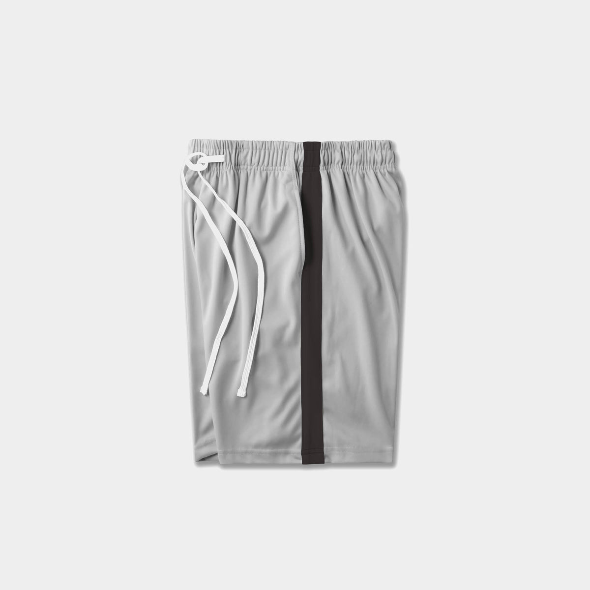 Men’s Stripe Track Shorts in track shorts_track shorts mens_hind running shorts_boys track shorts_gucci shorts_gucci shorts mens_gucci shorts cheap_Gray/Black - Hat and Beyond casu