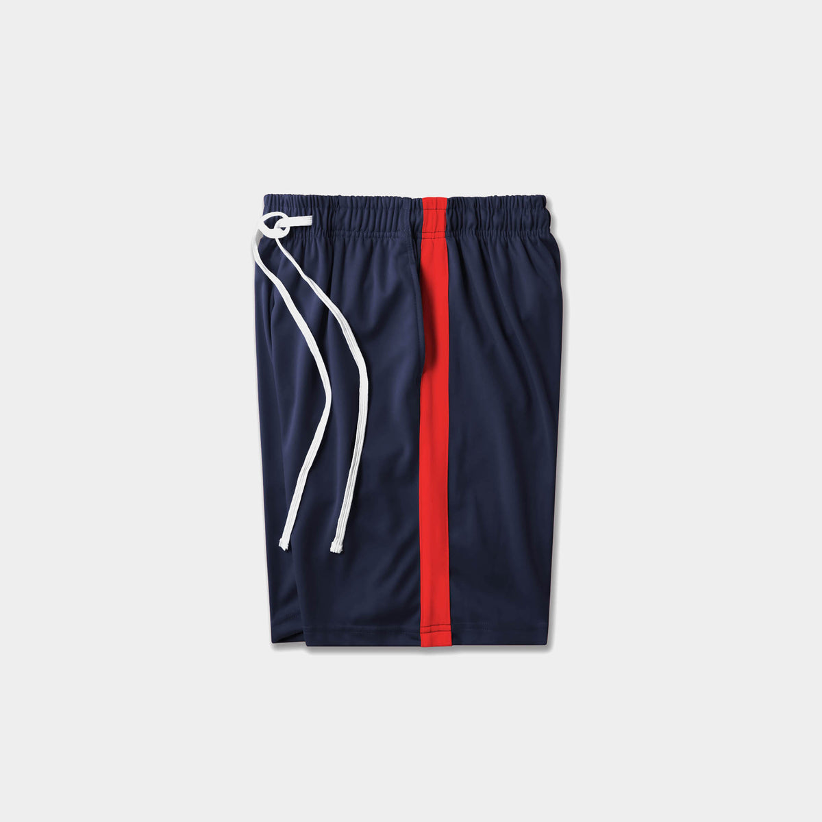 Men’s Stripe Track Shorts in track shorts_track shorts mens_hind running shorts_boys track shorts_gucci shorts_gucci shorts mens_gucci shorts cheap_Navy/Red - Hat and Beyond casual