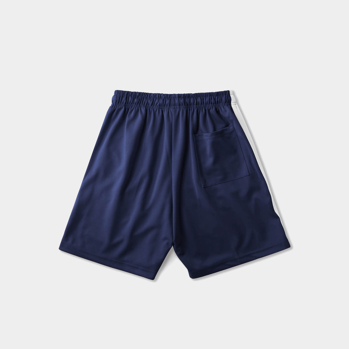 Men’s Stripe Track Shorts in track shorts_track shorts mens_hind running shorts_boys track shorts_gucci shorts_gucci shorts mens_gucci shorts cheap_Navy/White - Hat and Beyond casu