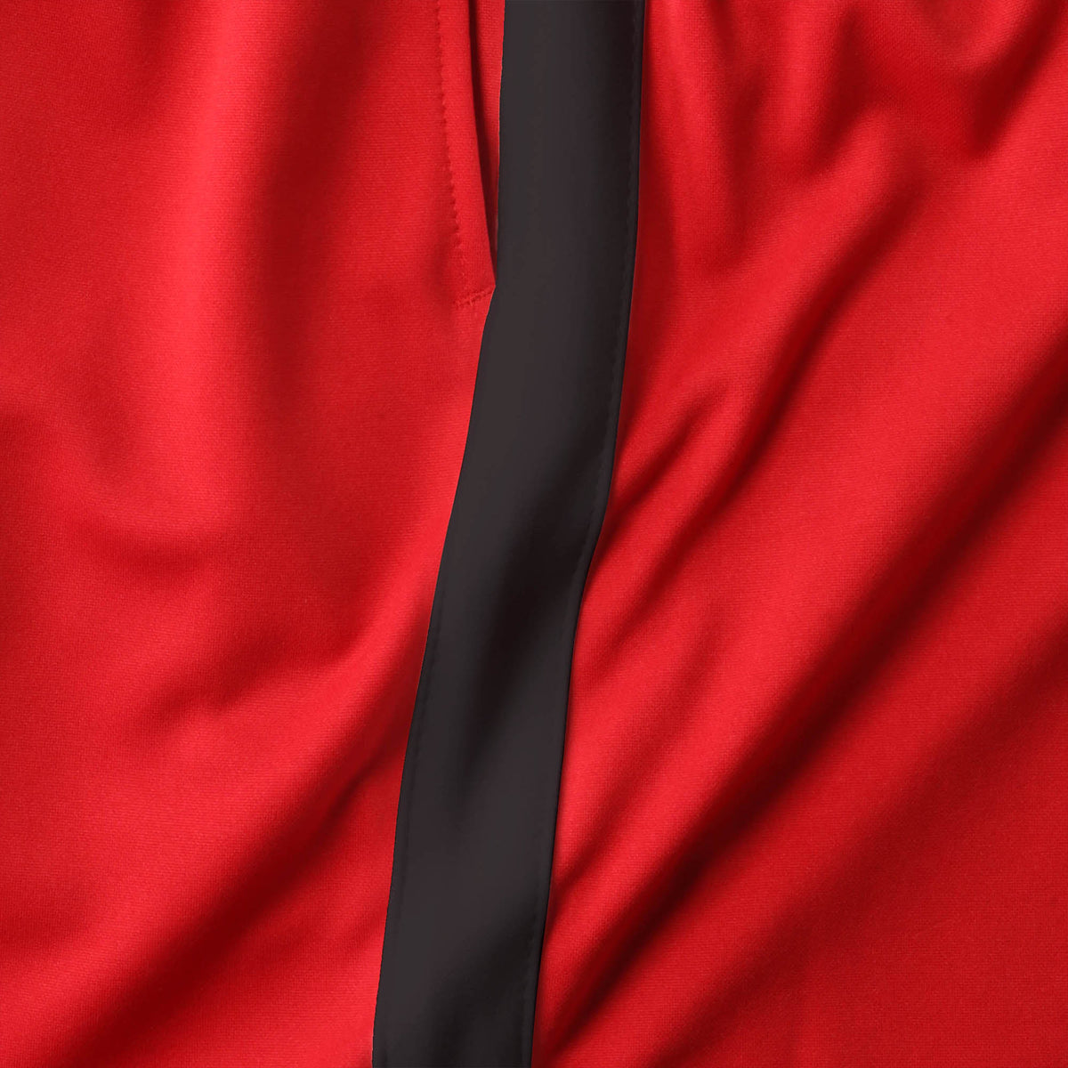 Men’s Stripe Track Shorts in track shorts_track shorts mens_hind running shorts_boys track shorts_gucci shorts_gucci shorts mens_gucci shorts cheap_Red/Black - Hat and Beyond casua