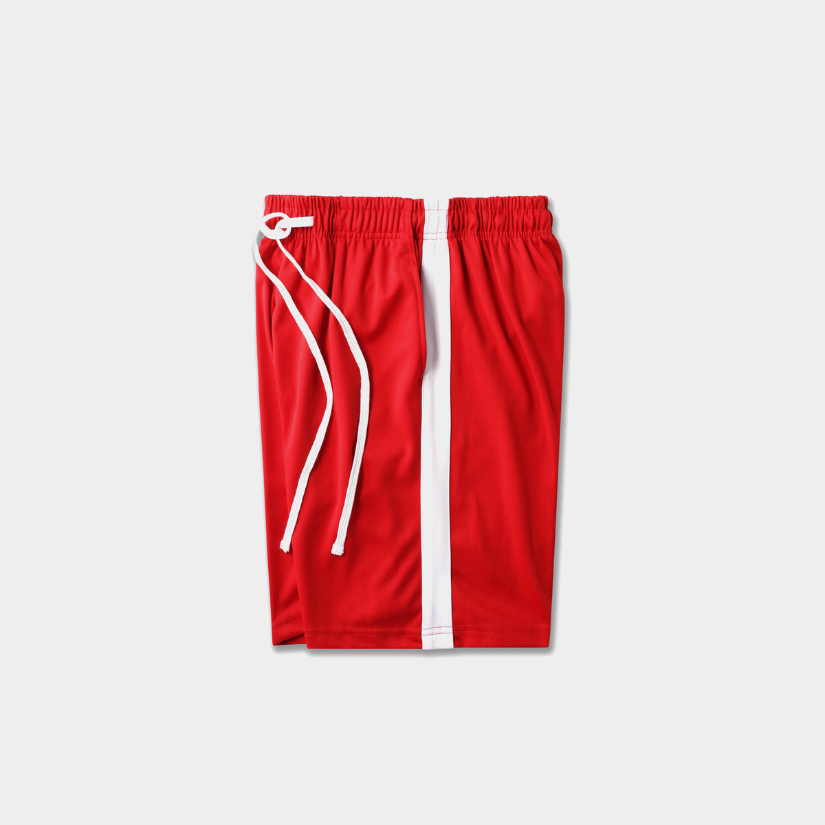 Men’s Stripe Track Shorts in track shorts_track shorts mens_hind running shorts_boys track shorts_gucci shorts_gucci shorts mens_gucci shorts cheap_Red/White - Hat and Beyond casua