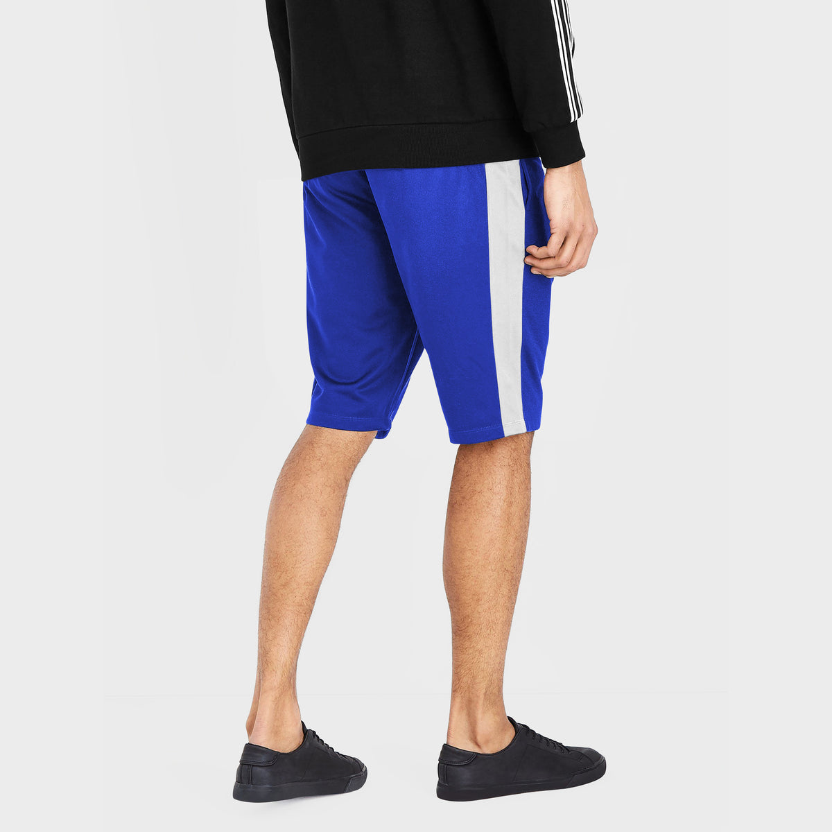Men’s Stripe Track Shorts in track shorts_track shorts mens_hind running shorts_boys track shorts_gucci shorts_gucci shorts mens_gucci shorts cheap_Royal Blue/White - Hat and Beyon