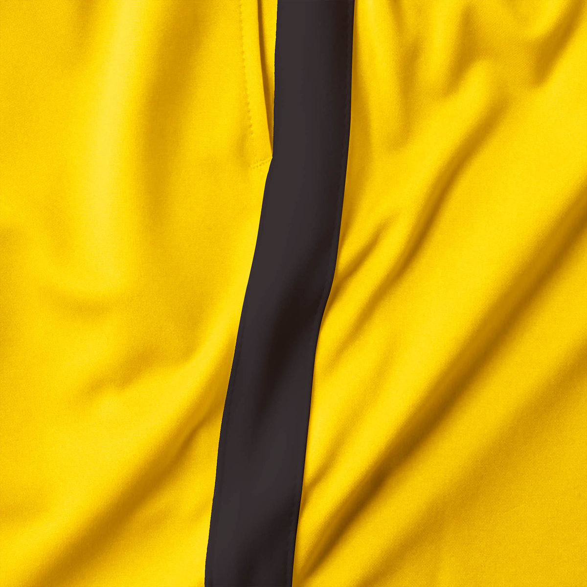 Men’s Stripe Track Shorts in track shorts_track shorts mens_hind running shorts_boys track shorts_gucci shorts_gucci shorts mens_gucci shorts cheap_Yellow/Black - Hat and Beyond ca