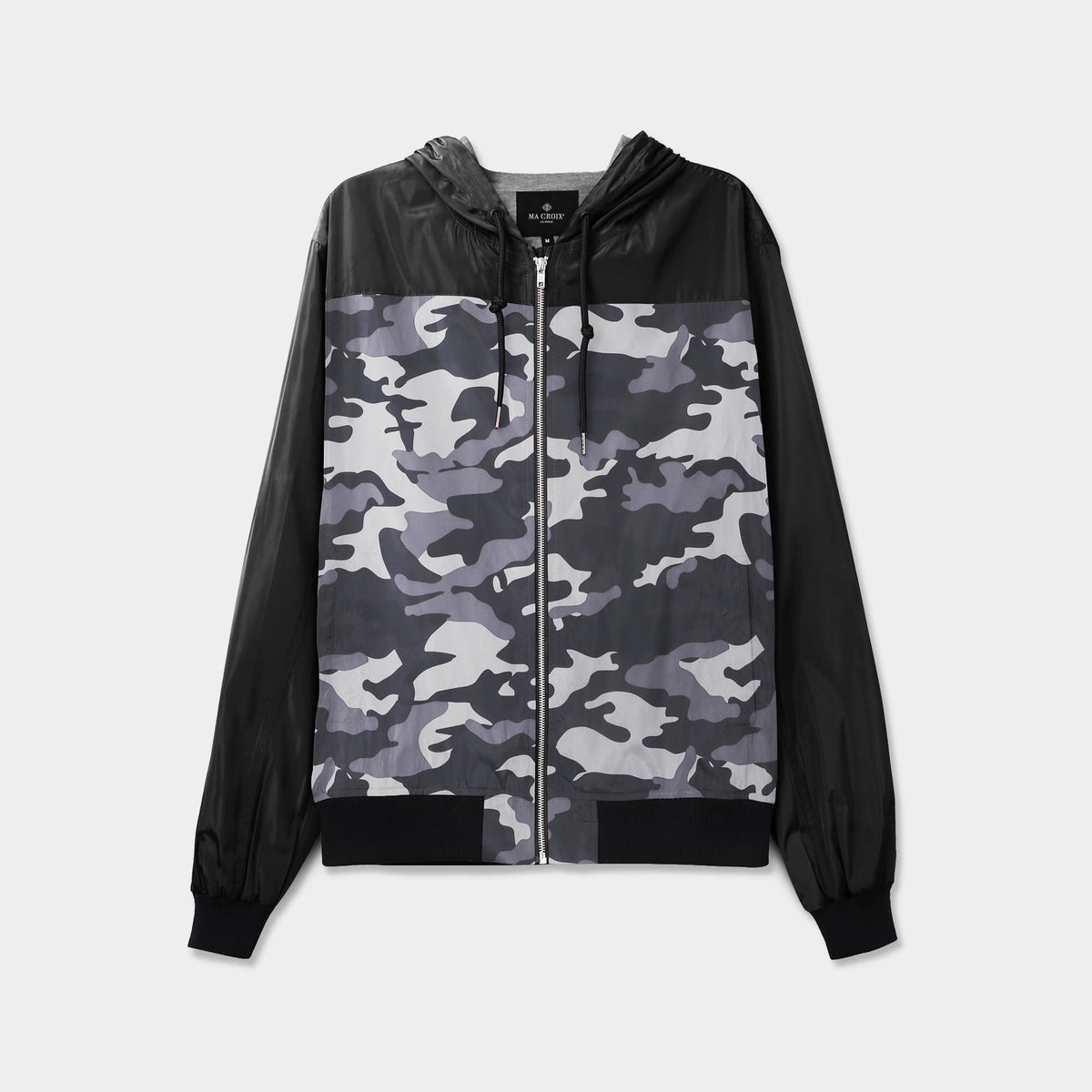 Men’s Premium Windbreaker in windbreaker jacket_champion windbreaker_mens windbreaker_mens windbreaker jacket_carhartt windbreaker_retro windbreaker_boys windbreaker_Black/Camo - H