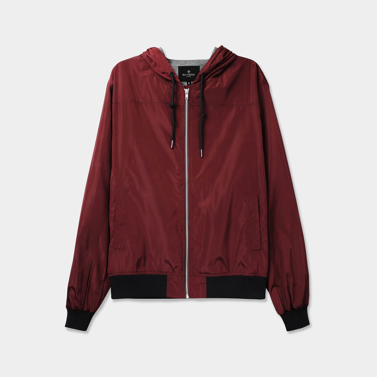 Men’s Premium Windbreaker in windbreaker jacket_champion windbreaker_mens windbreaker_mens windbreaker jacket_carhartt windbreaker_retro windbreaker_boys windbreaker_Burgundy - Hat