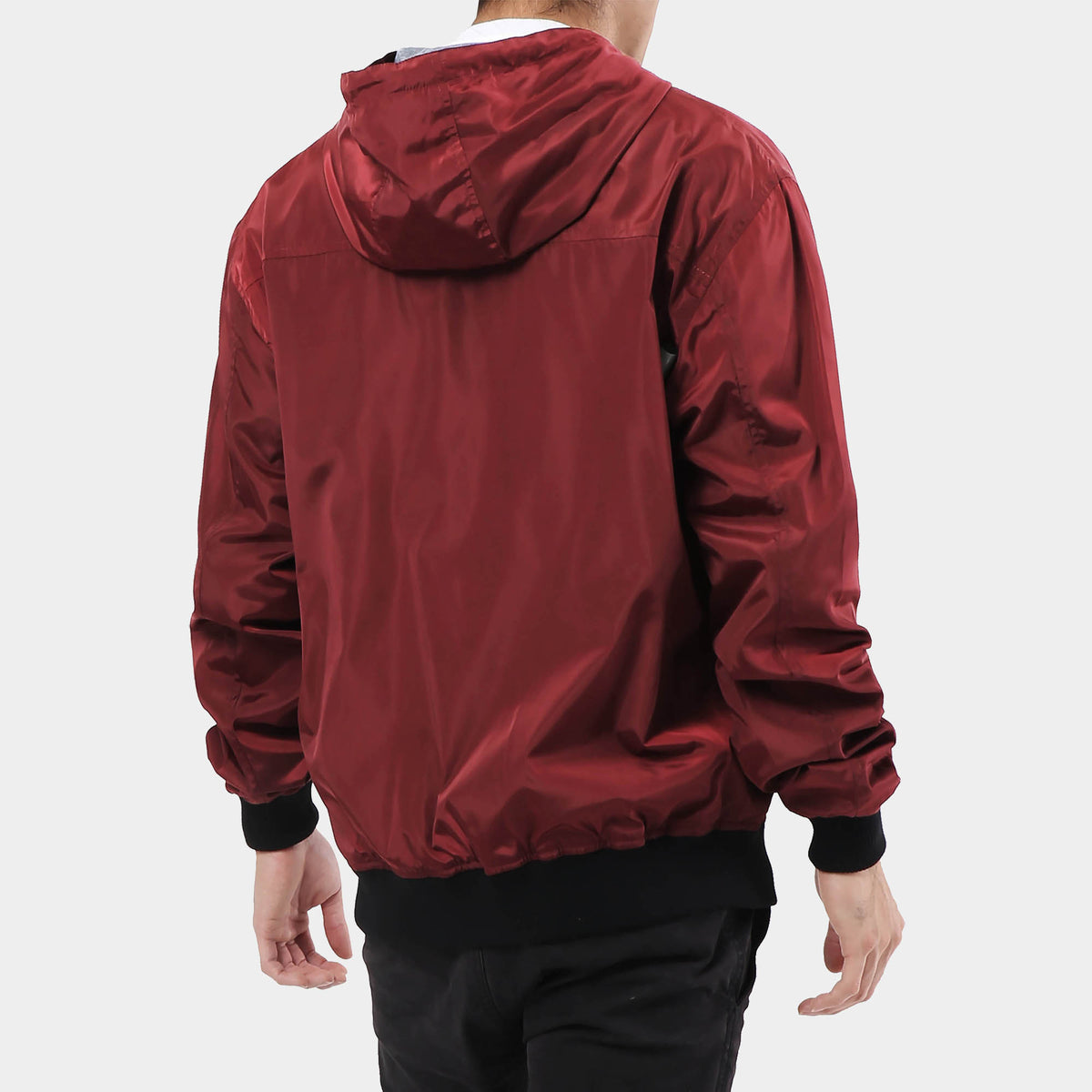 Men’s Premium Windbreaker in windbreaker jacket_champion windbreaker_mens windbreaker_mens windbreaker jacket_carhartt windbreaker_retro windbreaker_boys windbreaker_Burgundy - Hat