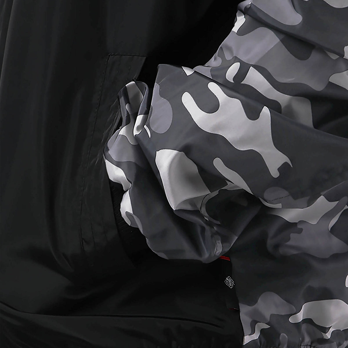 Men’s Premium Windbreaker in windbreaker jacket_champion windbreaker_mens windbreaker_mens windbreaker jacket_carhartt windbreaker_retro windbreaker_boys windbreaker_Camo/Black - H