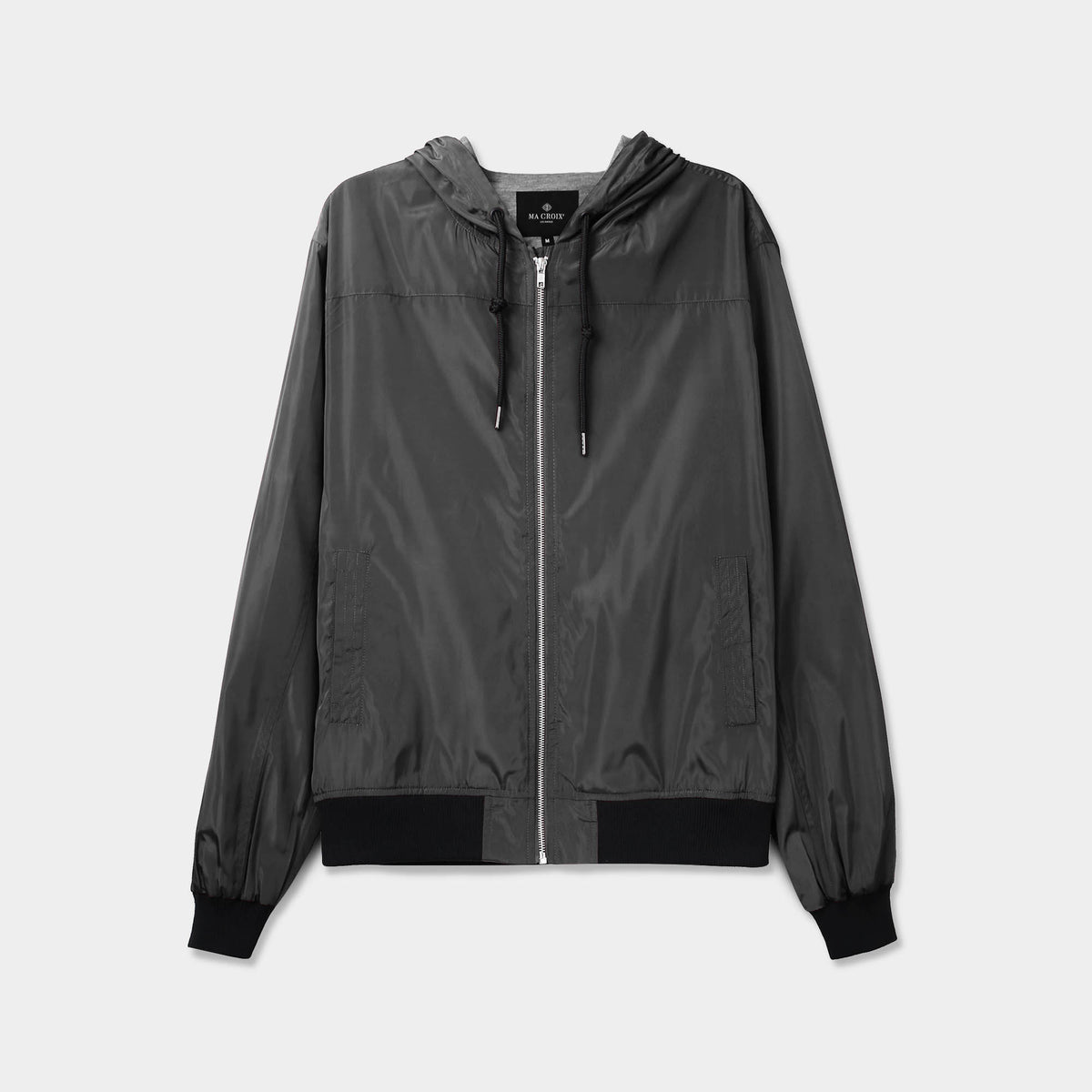 Men’s Premium Windbreaker in windbreaker jacket_champion windbreaker_mens windbreaker_mens windbreaker jacket_carhartt windbreaker_retro windbreaker_boys windbreaker_Charcoal - Hat