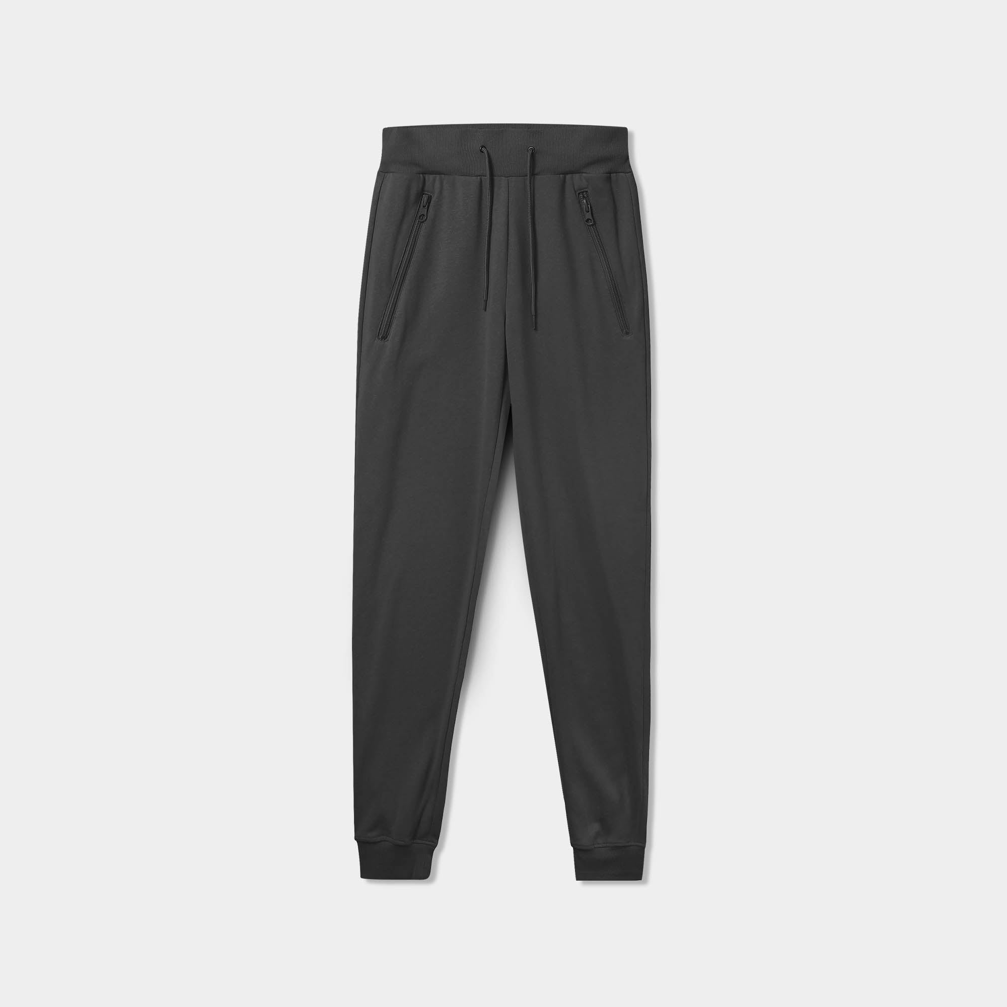 sweatpants with zipper pockets_sweatpants with zippers_men's sweatpants with zipper pockets_skinny jogger_mens skinny joggers_skinny sweatpants_boys skinny joggers_Charcoal
