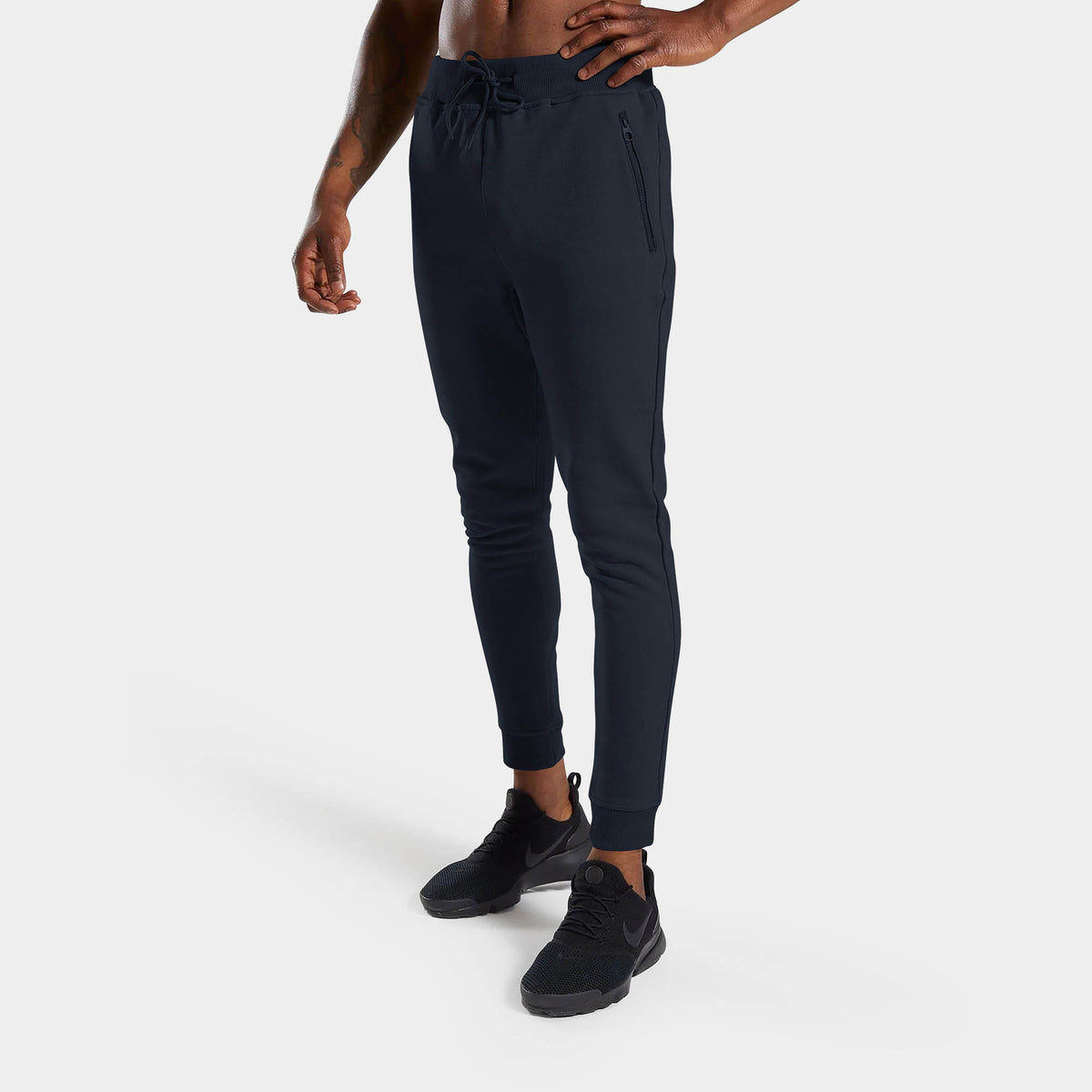Men’s Joggers with Zipper Pockets in sweatpants with zipper pockets_sweatpants with zippers_men's sweatpants with zipper pockets_skinny jogger_mens skinny joggers_skinny sweatpants