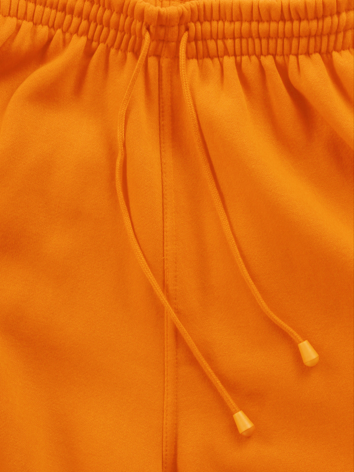 Men’s Premium Fleece Cargo Sweat Shorts Loose Fit in Orange - Hat and Beyond casual shorts