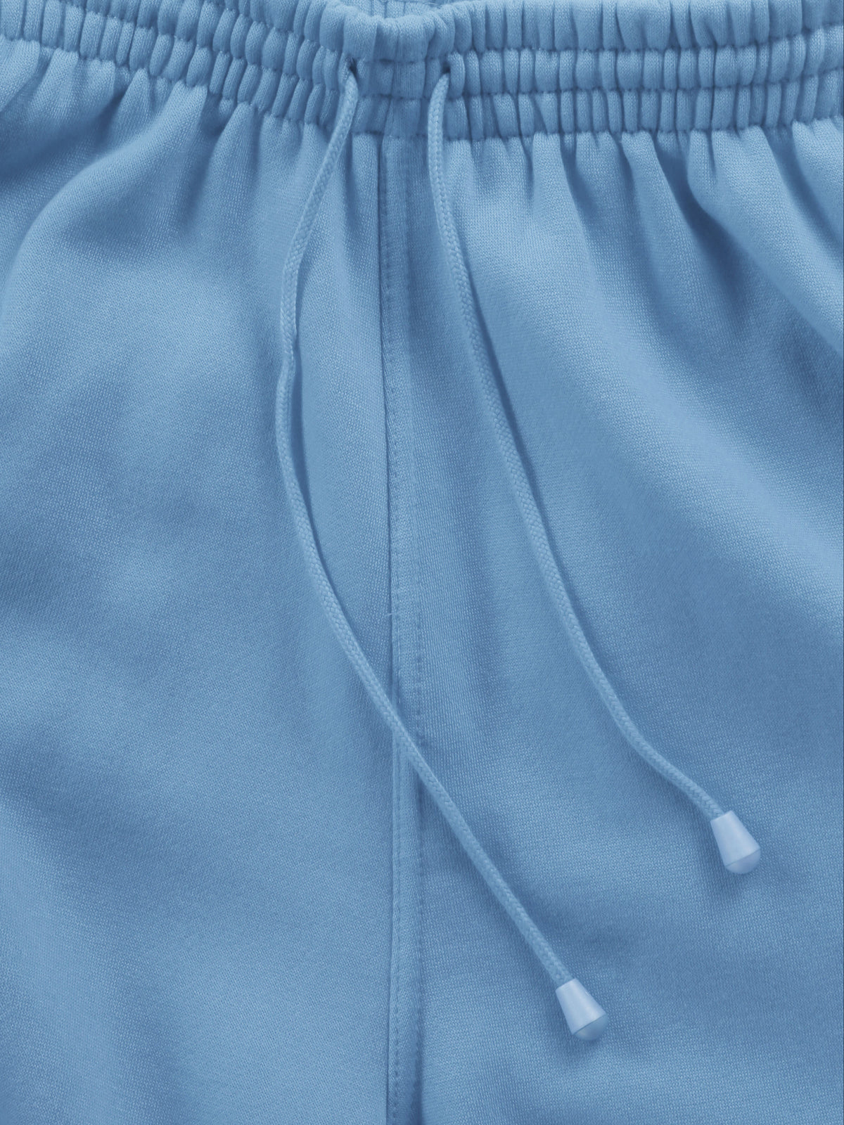 Men’s Premium Fleece Cargo Sweat Shorts Loose Fit in Sky Blue - Hat and Beyond casual shorts