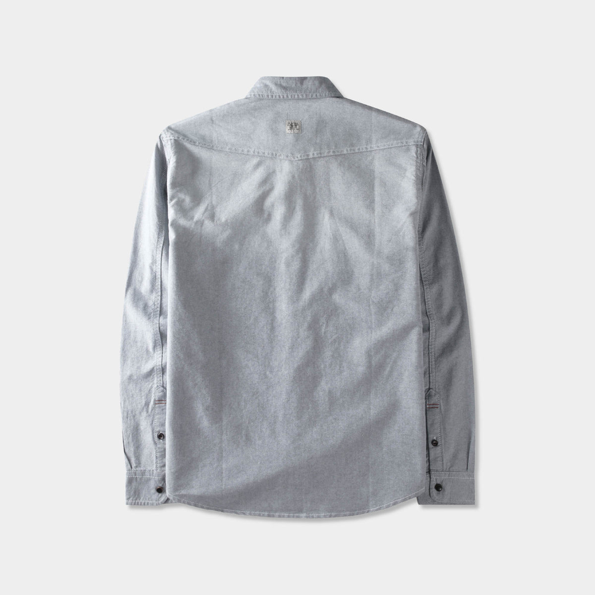 Men’s Denim Oxford Shirt in denim shirt_denim shirt men_jeans shirt_denim button up_boys denim shirt_mens denim shirts long sleeve_denim long sleeve shirt_Gray - Hat and Beyond bla