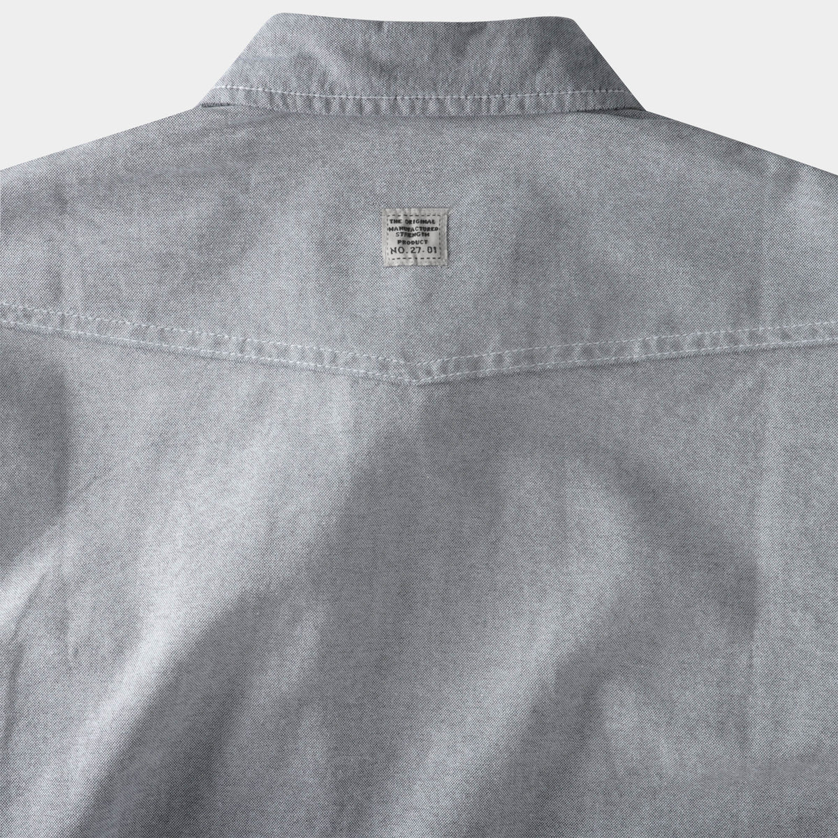 Men’s Denim Oxford Shirt in denim shirt_denim shirt men_jeans shirt_denim button up_boys denim shirt_mens denim shirts long sleeve_denim long sleeve shirt_Gray - Hat and Beyond bla