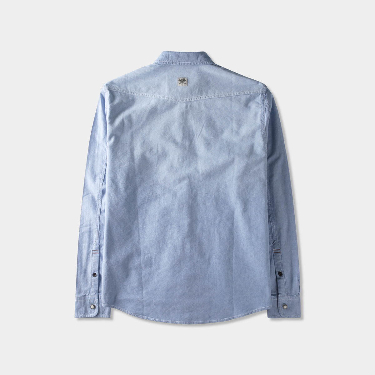 Men’s Denim Oxford Shirt in denim shirt_denim shirt men_jeans shirt_denim button up_boys denim shirt_mens denim shirts long sleeve_denim long sleeve shirt_Sky - Hat and Beyond blan