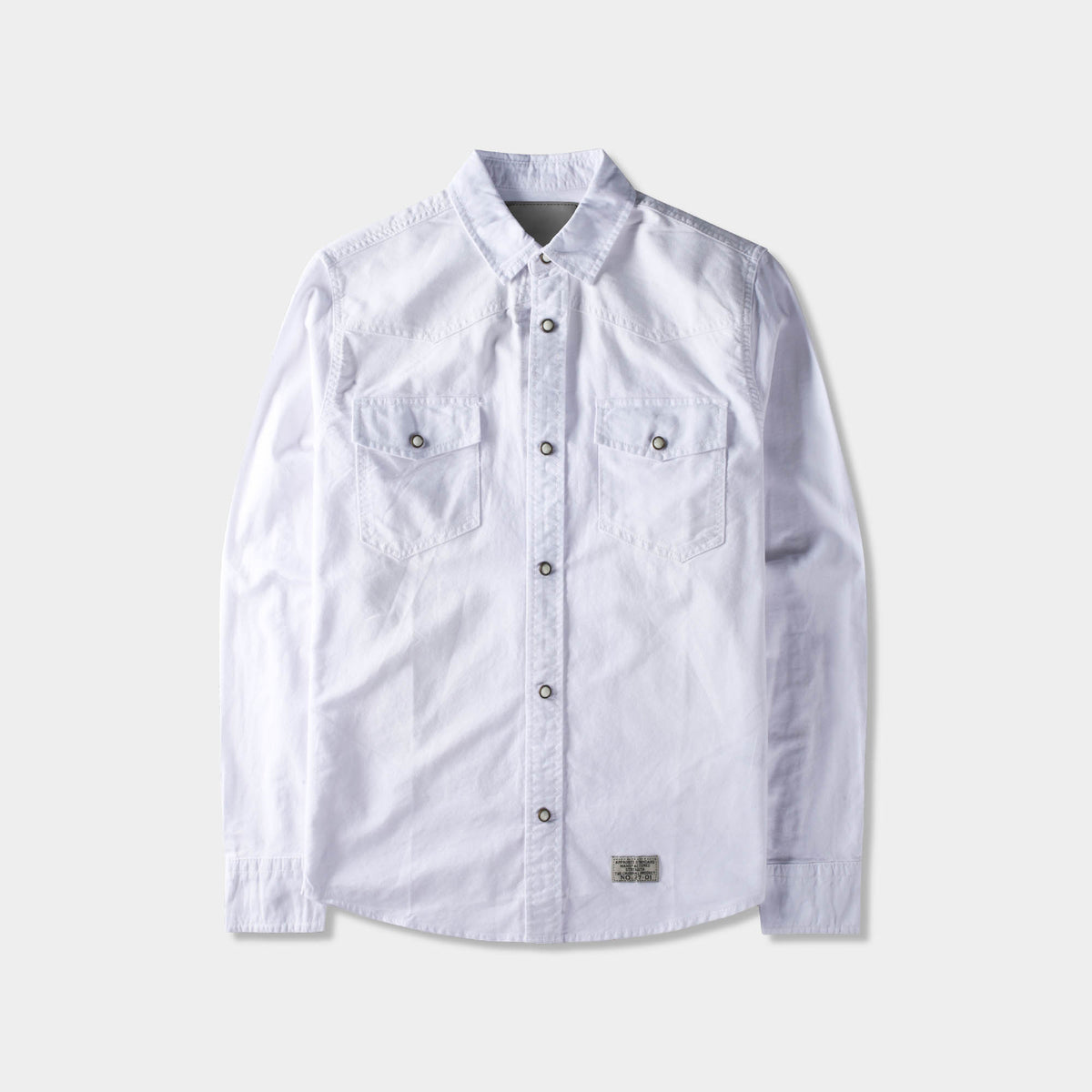 Men’s Denim Oxford Shirt in denim shirt_denim shirt men_jeans shirt_denim button up_boys denim shirt_mens denim shirts long sleeve_denim long sleeve shirt_White - Hat and Beyond bl