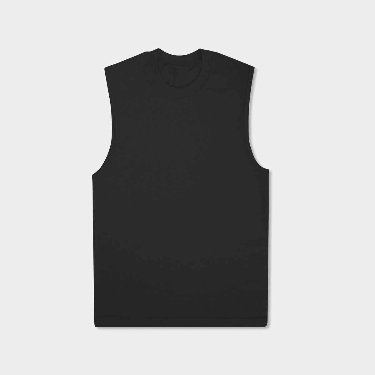 Men’s Muscle Tank Top in muscle tank_muscle tee_muscle tank tops_cropped muscle tank_under armour muscle shirt_insta slim tank_men muscle shirt_tank top_Black - Hat and Beyond tank