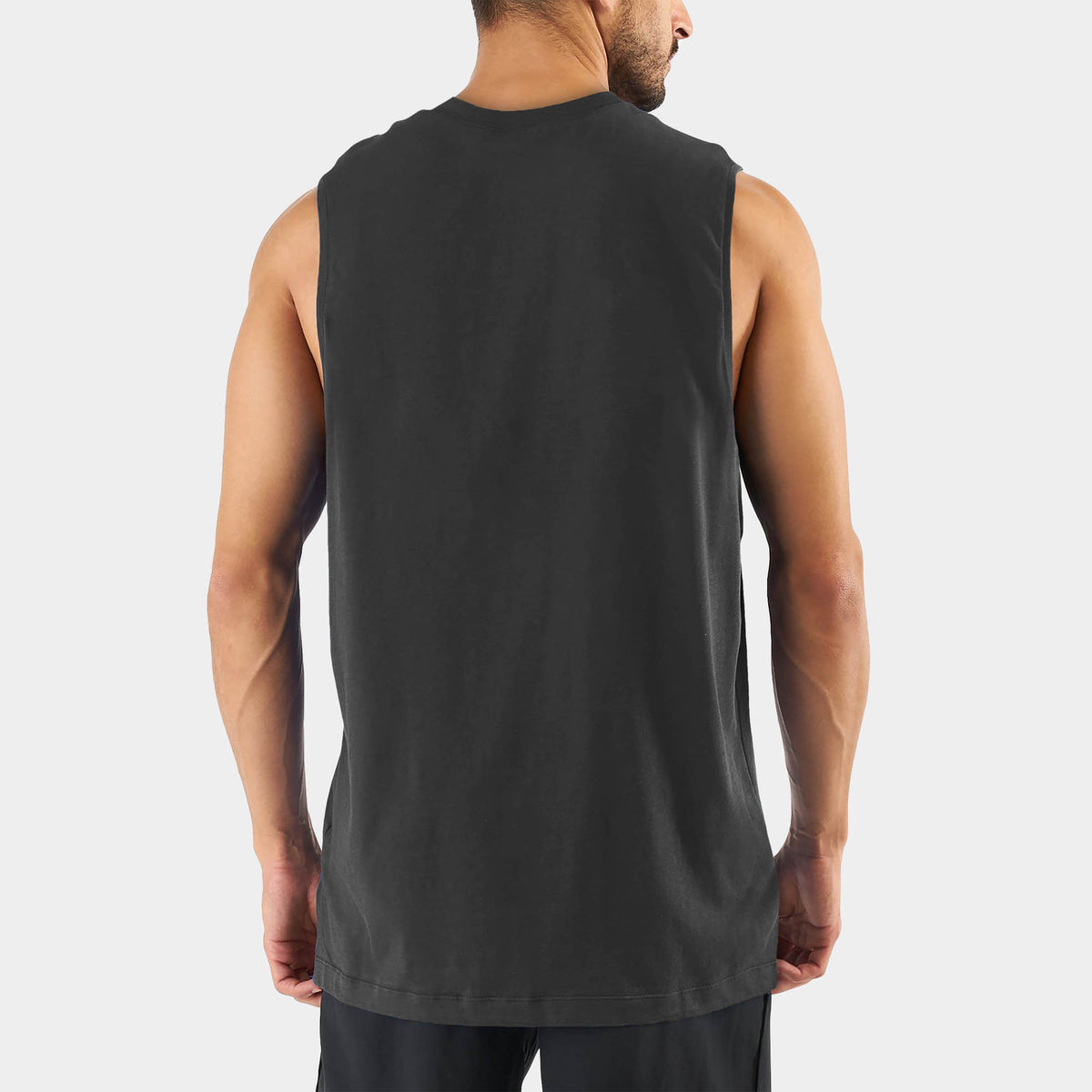 Men’s Muscle Tank Top in muscle tank_muscle tee_muscle tank tops_cropped muscle tank_under armour muscle shirt_insta slim tank_men muscle shirt_tank top_Charcoal - Hat and Beyond t