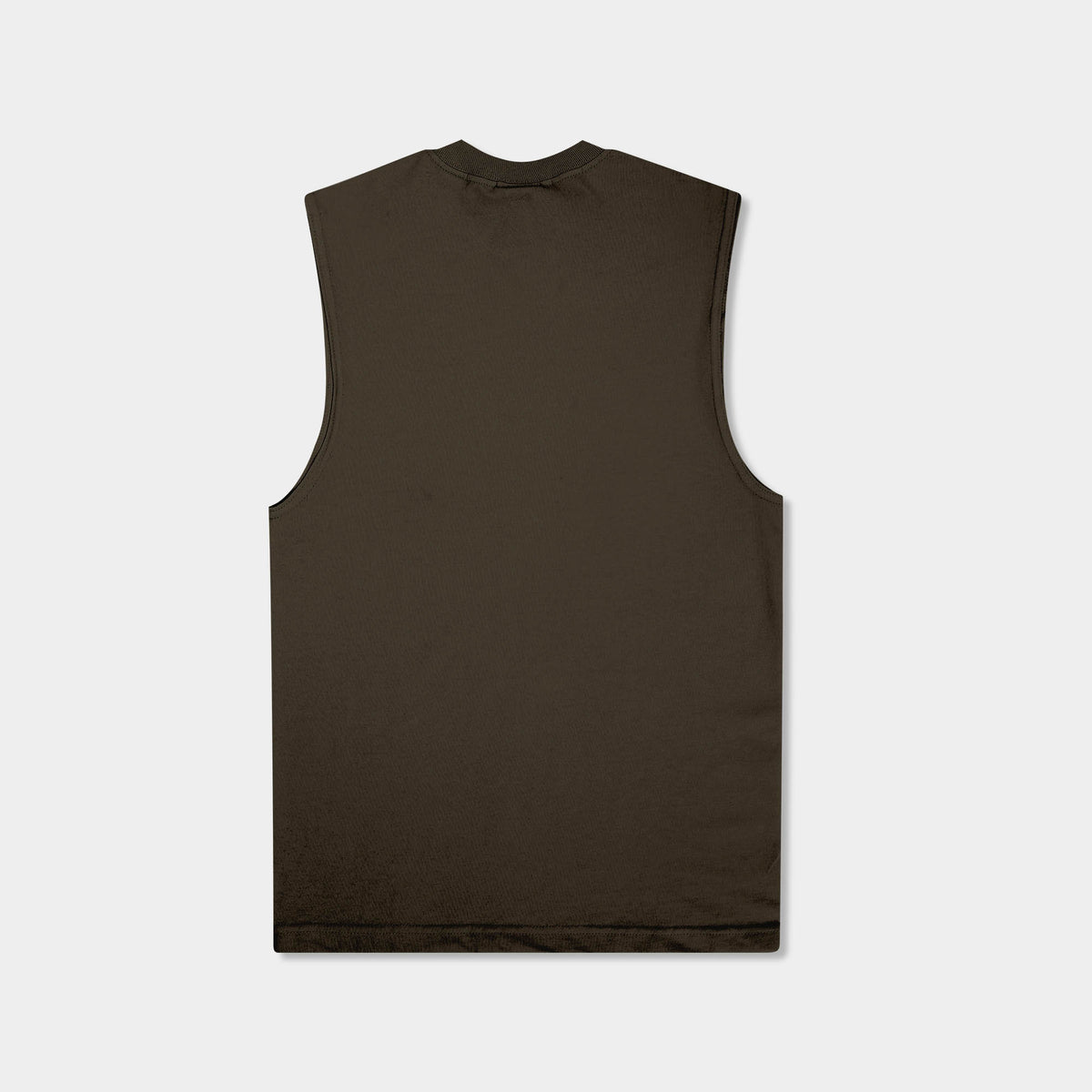 Men’s Muscle Tank Top in muscle tank_muscle tee_muscle tank tops_cropped muscle tank_under armour muscle shirt_insta slim tank_men muscle shirt_tank top_Dark Brown - Hat and Beyond