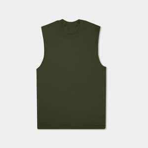 muscle tank_muscle tee_muscle tank tops_cropped muscle tank_under armour muscle shirt_insta slim tank_men muscle shirt_tank top_Olive