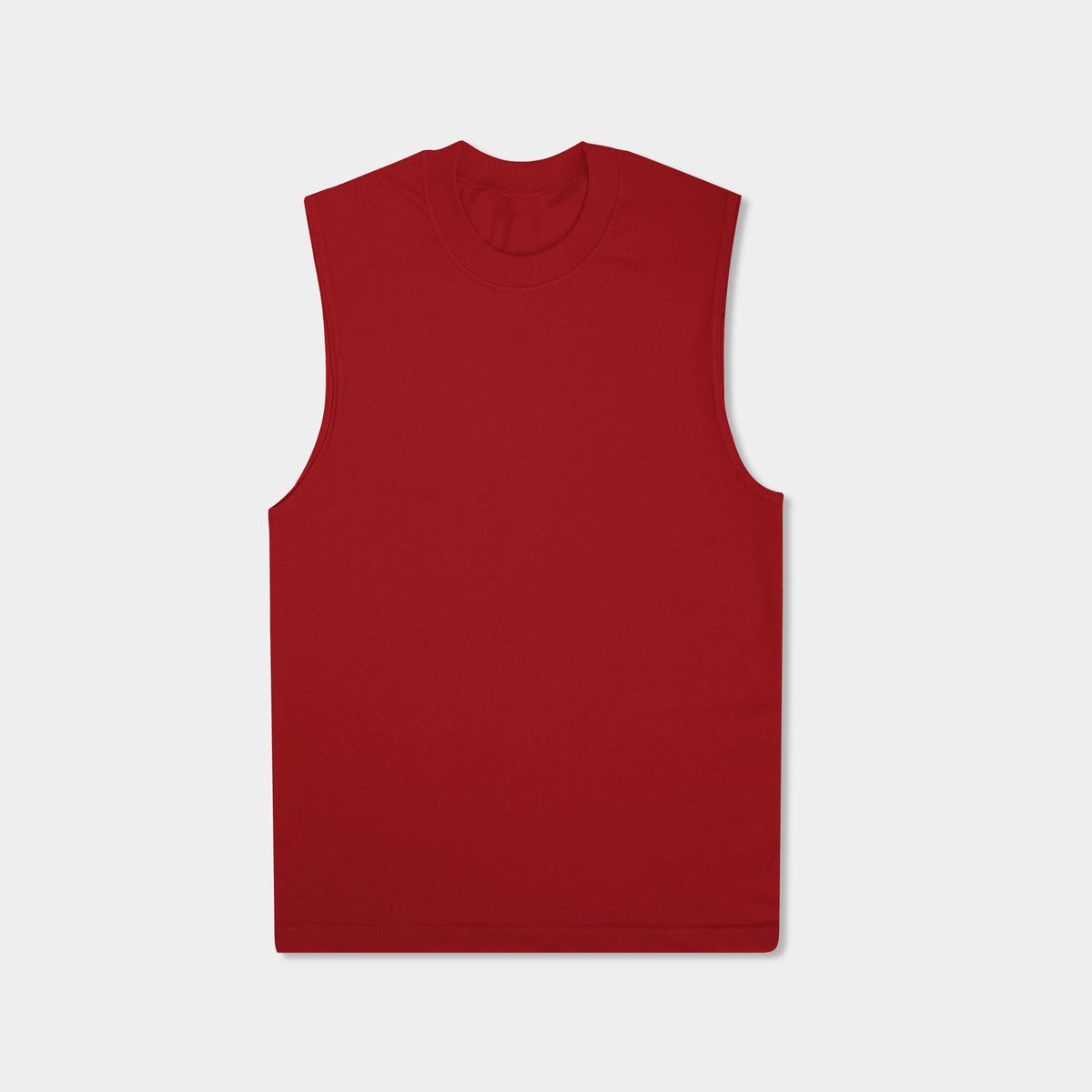 Men’s Muscle Tank Top in muscle tank_muscle tee_muscle tank tops_cropped muscle tank_under armour muscle shirt_insta slim tank_men muscle shirt_tank top_Red - Hat and Beyond tank t
