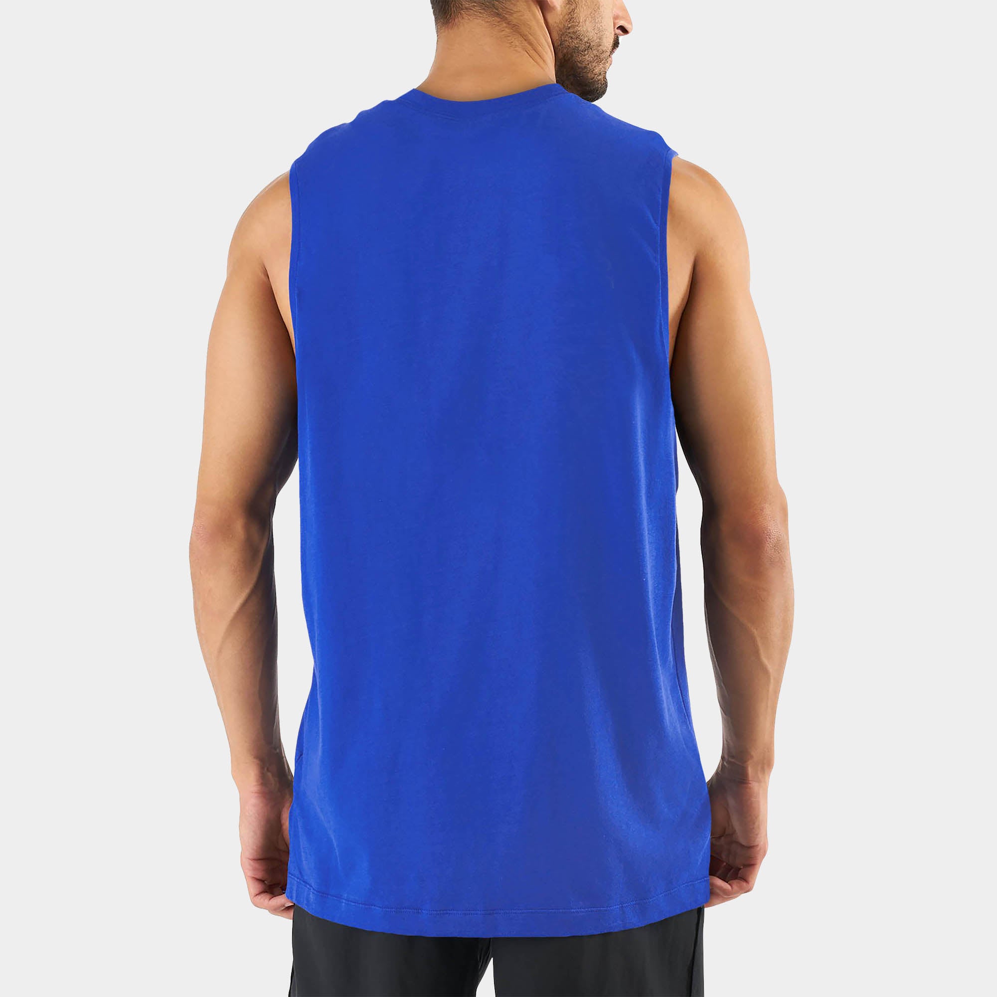 muscle tank_muscle tee_muscle tank tops_cropped muscle tank_under armour muscle shirt_insta slim tank_men muscle shirt_tank top_Royal Blue