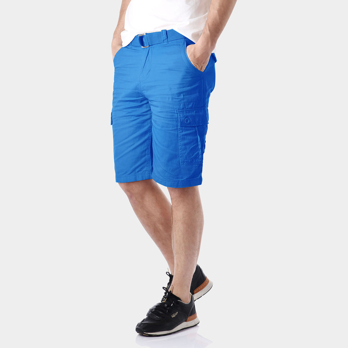 Men’s Cargo Shorts with Belt in cargo shorts_mens cargo shorts_men's cargo shorts_wrangler cargo shorts_boys cargo shorts_unionbay cargo shorts_old navy cargo shorts_Dodger Blue - 