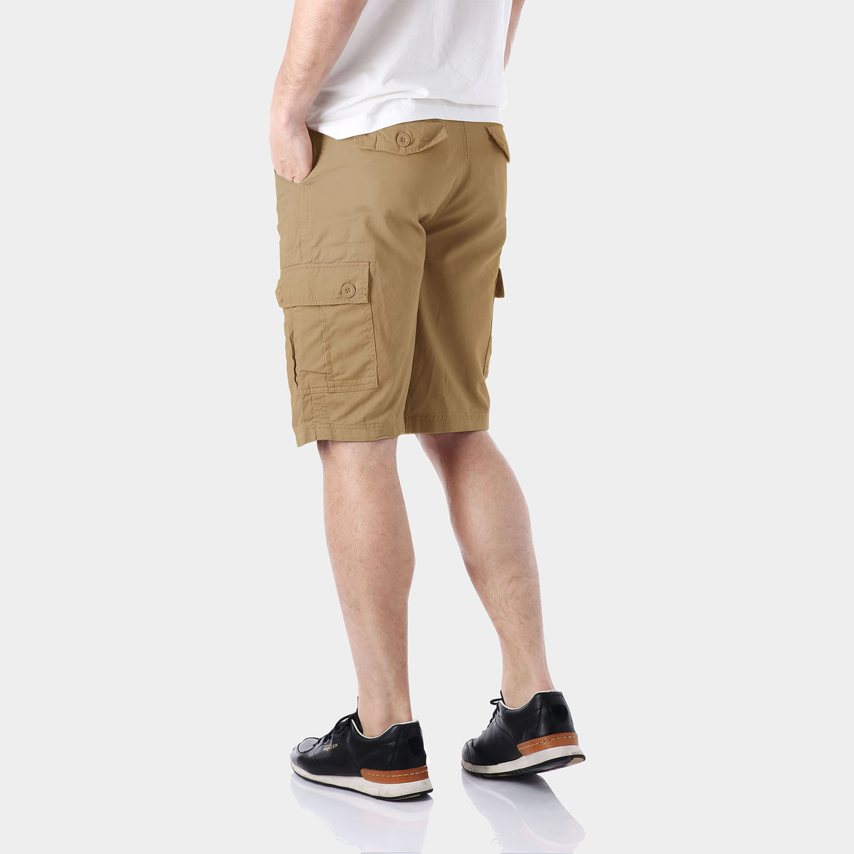 Men’s Cargo Shorts with Belt in cargo shorts_mens cargo shorts_men's cargo shorts_wrangler cargo shorts_boys cargo shorts_unionbay cargo shorts_old navy cargo shorts_Light Coffee -
