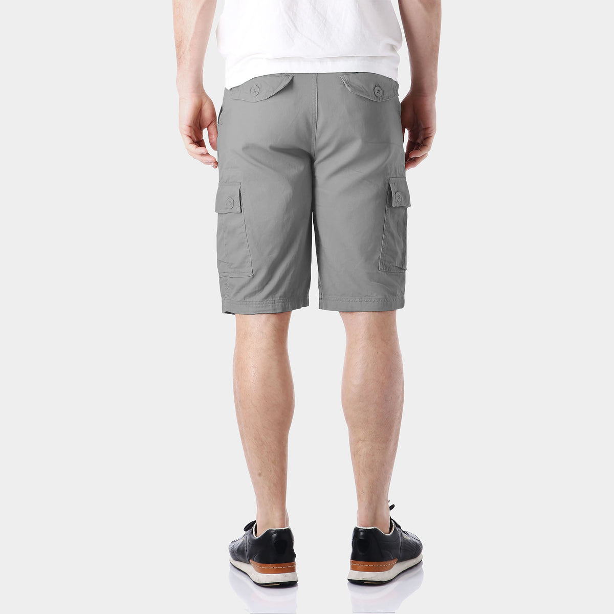 Men’s Cargo Shorts with Belt in cargo shorts_mens cargo shorts_men's cargo shorts_wrangler cargo shorts_boys cargo shorts_unionbay cargo shorts_old navy cargo shorts_Light Gray - H