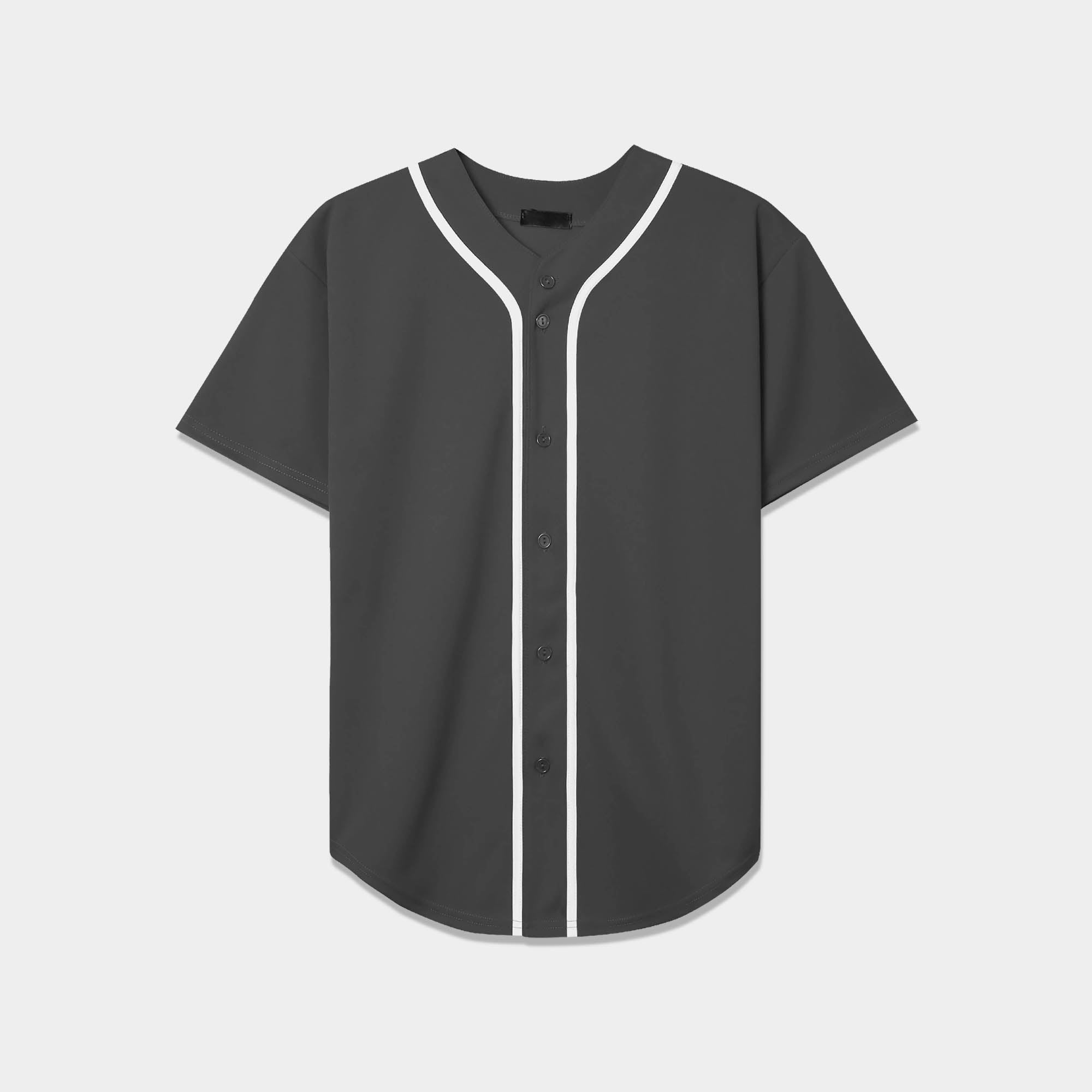 TopTie 2 Pack Men's Baseball Jersey Button Down Jersey Short Sleeve Shirt