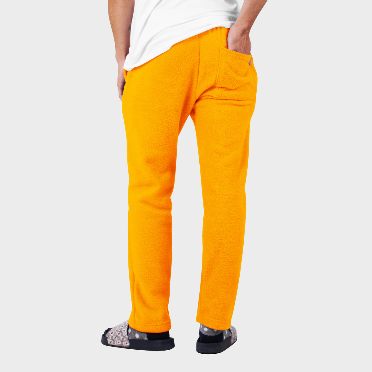 Men’s Fuzzy Sweatpants in fuzzy sweatpants_fuzzy joggers_sweatpants_jogging pants_track pants_track pants men_mens sweatpants_mens jogging bottoms_Gold - Hat and Beyond fleece jogg