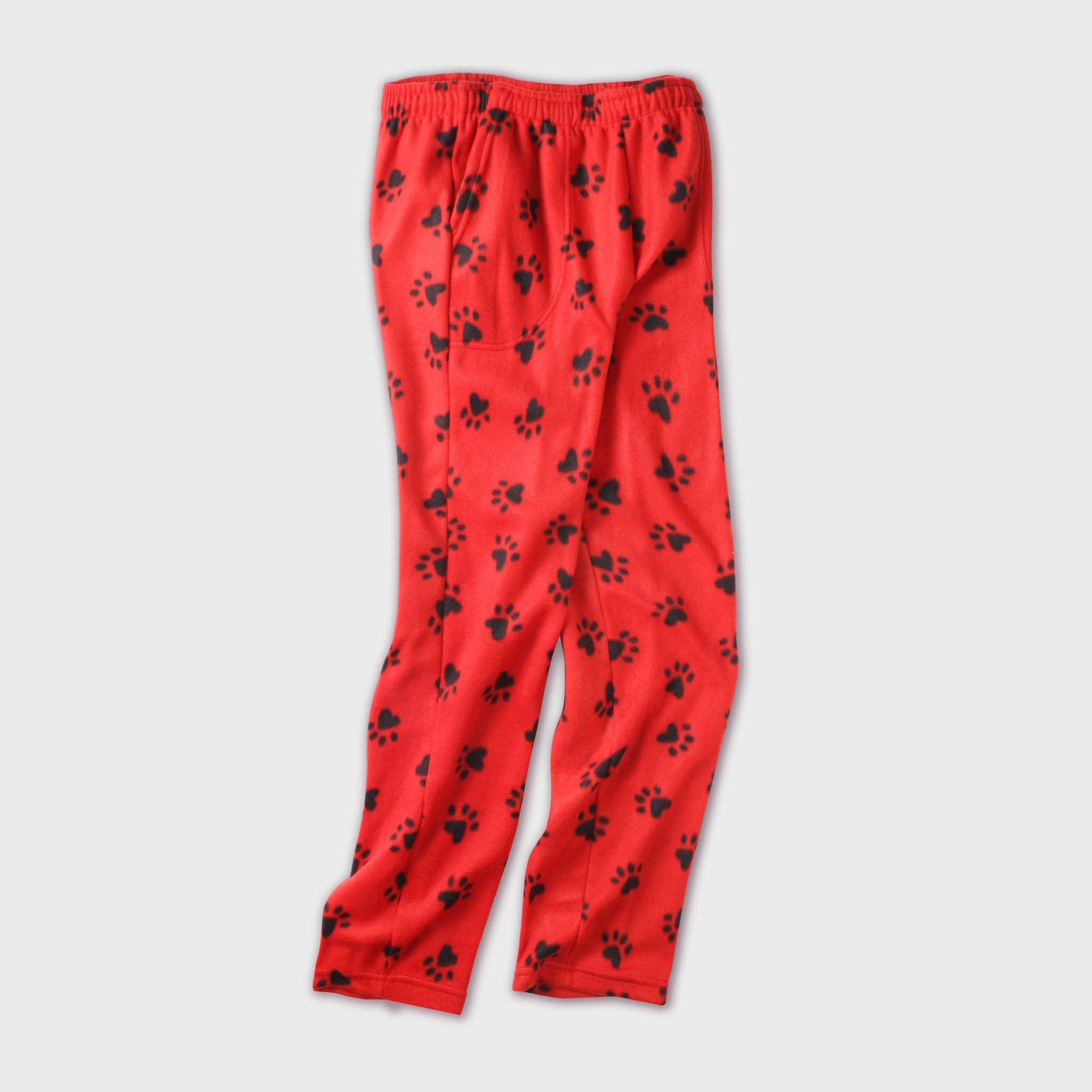 pajama pants_mens pajama pants_mens lounge pants_old navy pajama pants_pajama bottoms_pj pants_fuzzy pajama pants_family pajama pants_Red/Black Paw
