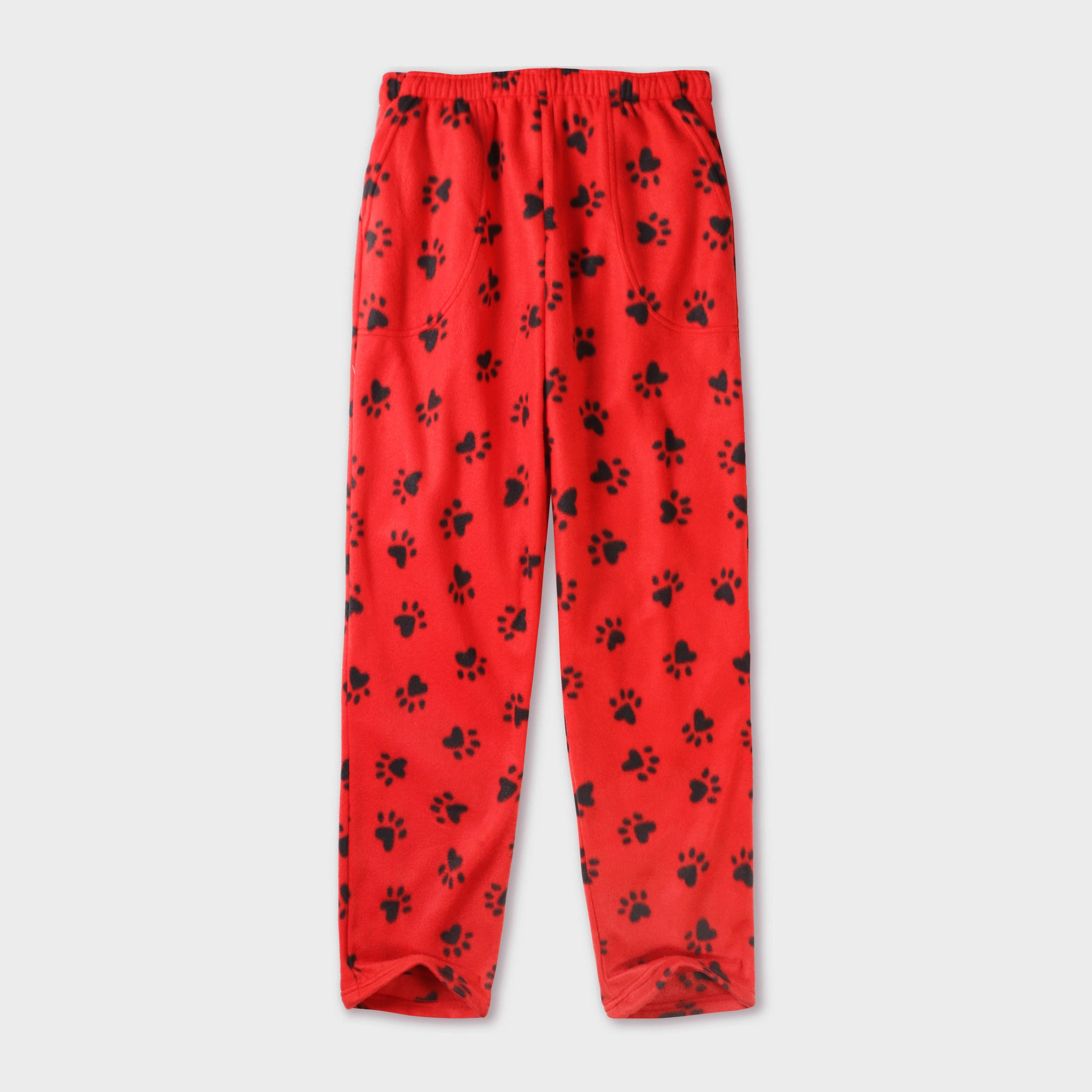 pajama pants_mens pajama pants_mens lounge pants_old navy pajama pants_pajama bottoms_pj pants_fuzzy pajama pants_family pajama pants_Red/Black Paw