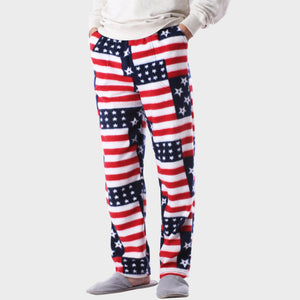 pajama pants_mens pajama pants_mens lounge pants_soft pajama pants_pajama bottoms_pj pants_soft lounge pants_american flag pajamas_American Flag