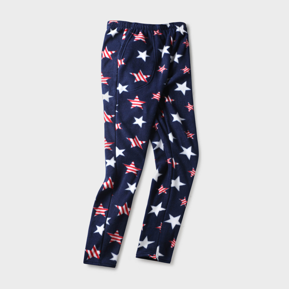 Men’s Printed Flag Pajama in pajama pants_mens pajama pants_mens lounge pants_soft pajama pants_pajama bottoms_pj pants_soft lounge pants_american flag pajamas_Flag Star - Hat and 