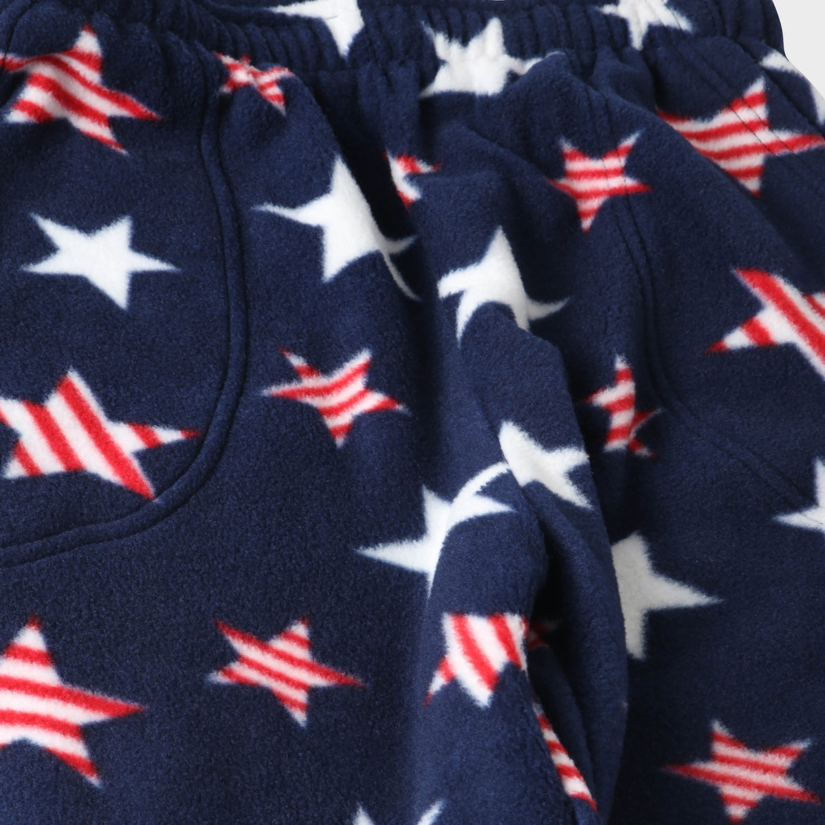 Men’s Printed Flag Pajama in pajama pants_mens pajama pants_mens lounge pants_soft pajama pants_pajama bottoms_pj pants_soft lounge pants_american flag pajamas_Flag Star - Hat and 