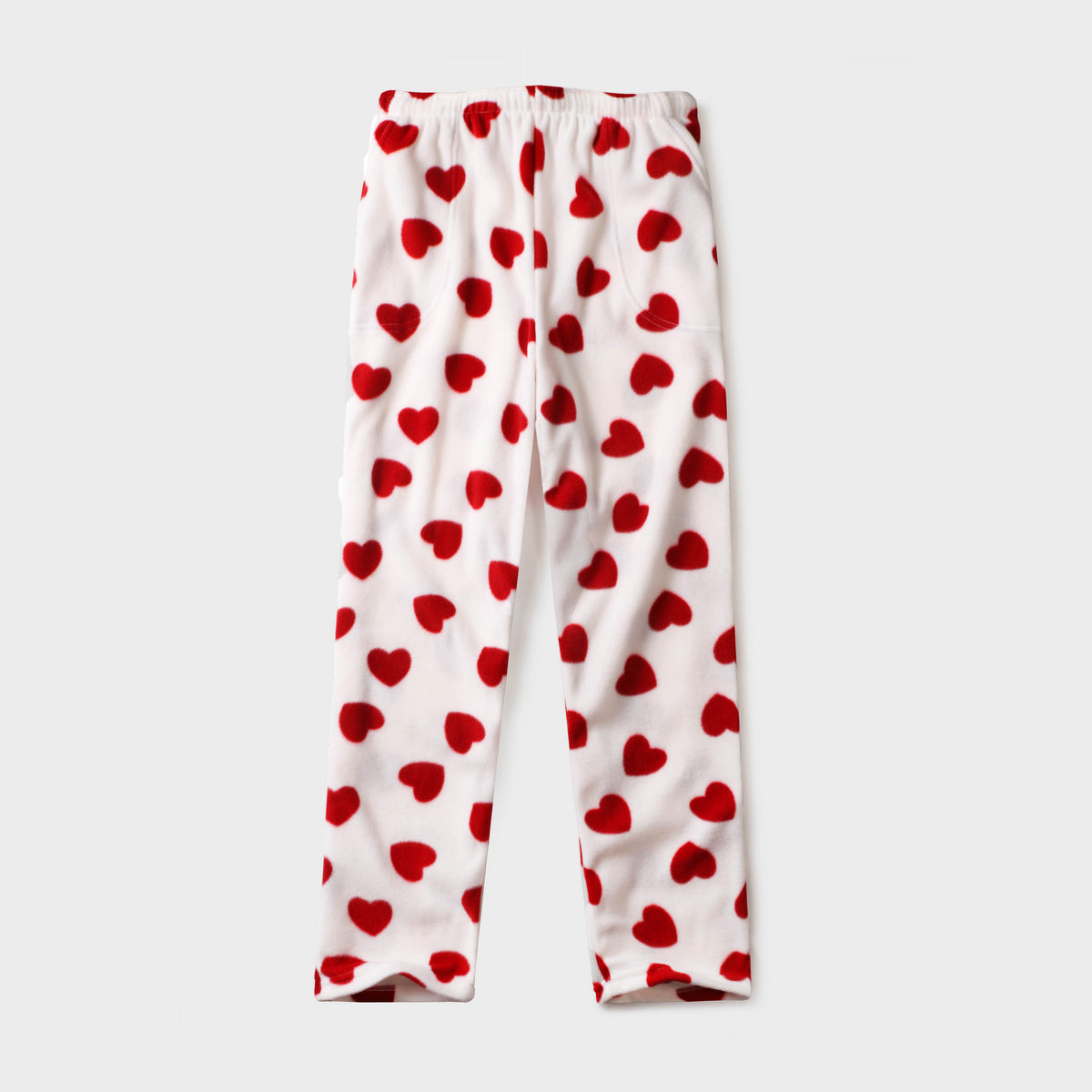 Men’s Printed Heart Pajama in pajama pants_mens pajama pants_mens lounge pants_soft pajama pants_pajama bottoms_pj pants_soft lounge pants_american flag pajamas_Red Heart - Hat and