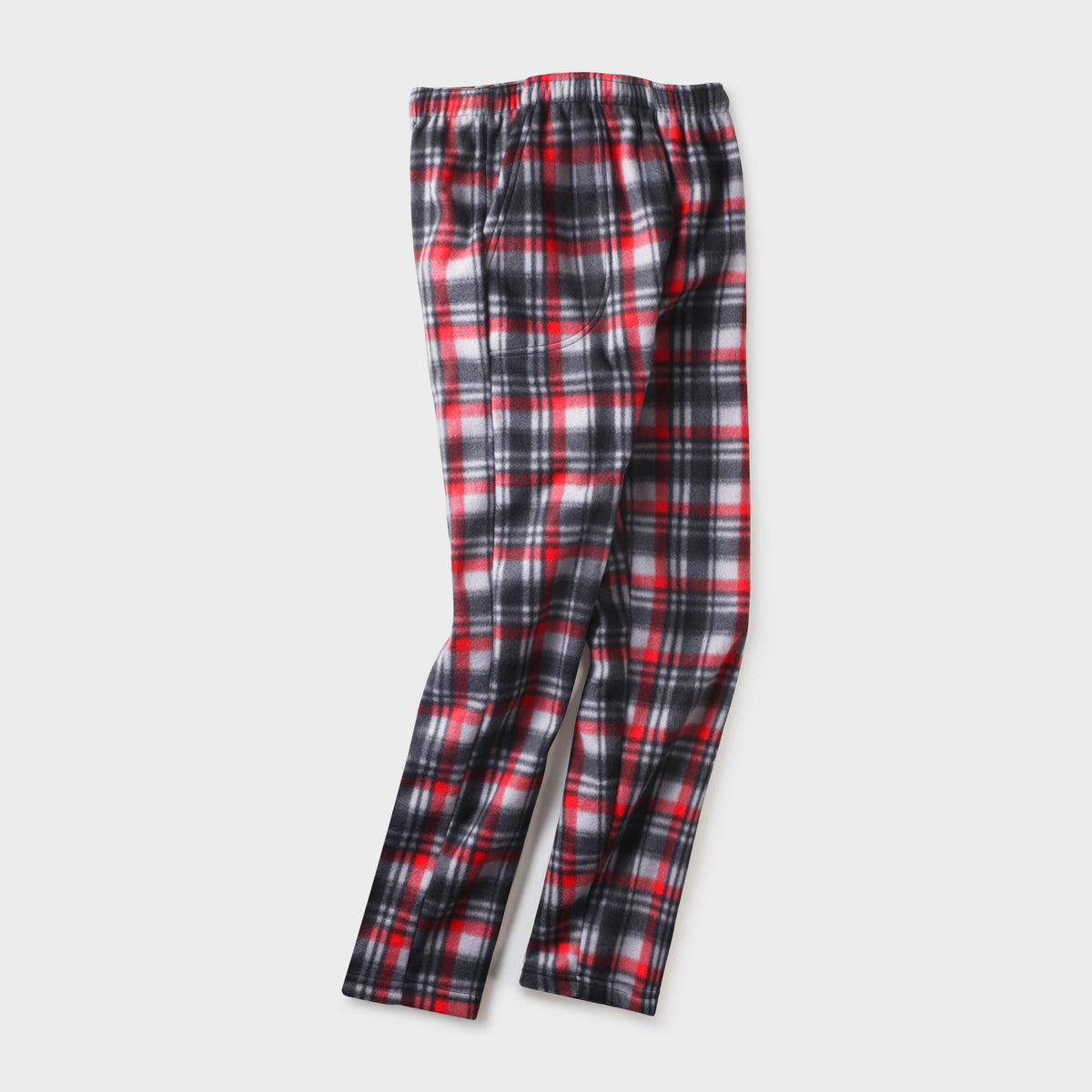 Men’s Plaid Gray Fleece Pajama in pajama pants_mens pajama pants_mens lounge pants_soft pajama pants_pajama bottoms_pj pants_fleece pajama pants_family pajama pants_Burberry Gray/R