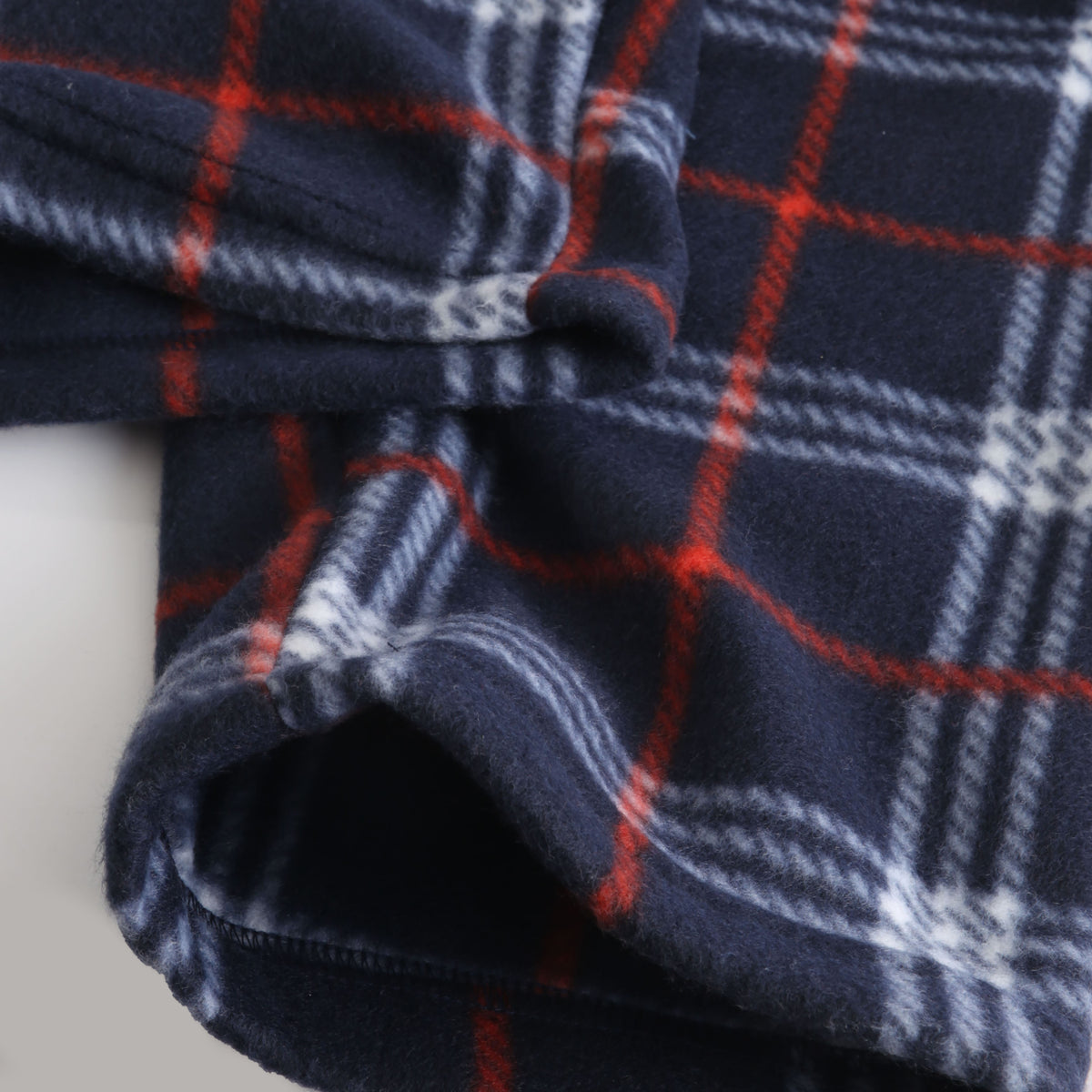 Men’s Plaid Navy Fleece Pajama in pajama pants_mens pajama pants_mens lounge pants_soft pajama pants_pajama bottoms_pj pants_fleece pajama pants_family pajama pants_Burberry Navy/R