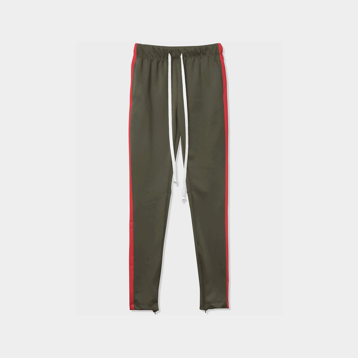 Men’s Two Tone Joggers in jogger_striped joggers_striped sweatpants_velvet joggers mens_sweatpants_side stripe joggers mens_champion sweatpants_champion joggers_mens joggers_Olive/