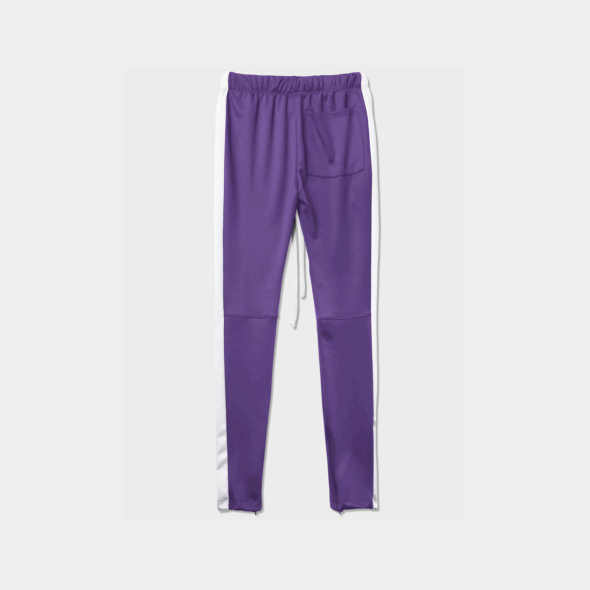 Men’s Two Tone Joggers in jogger_striped joggers_striped sweatpants_velvet joggers mens_sweatpants_side stripe joggers mens_champion sweatpants_champion joggers_mens joggers_Purple