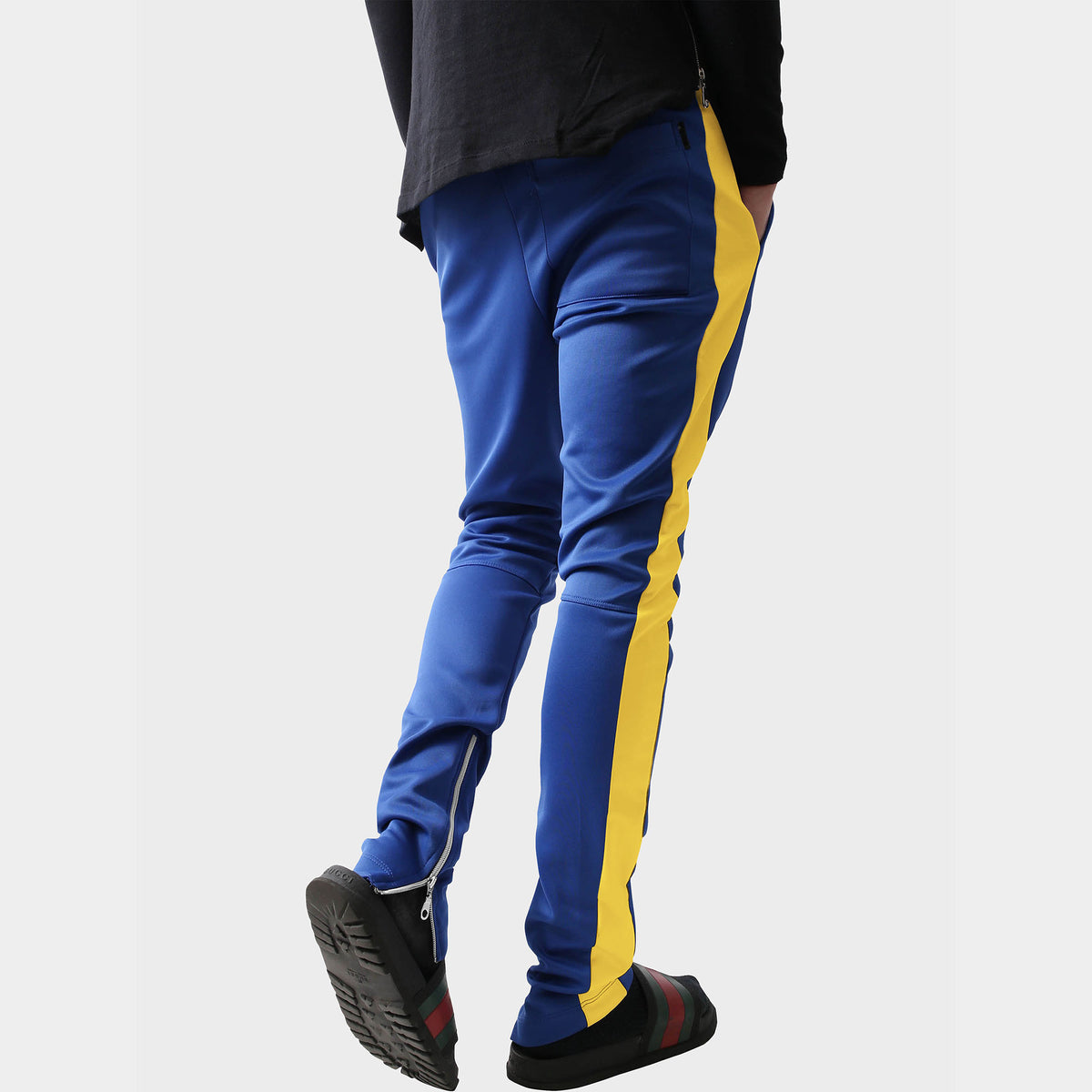 Men’s Two Tone Joggers in jogger_striped joggers_striped sweatpants_velvet joggers mens_sweatpants_side stripe joggers mens_champion sweatpants_champion joggers_mens joggers_Royal 