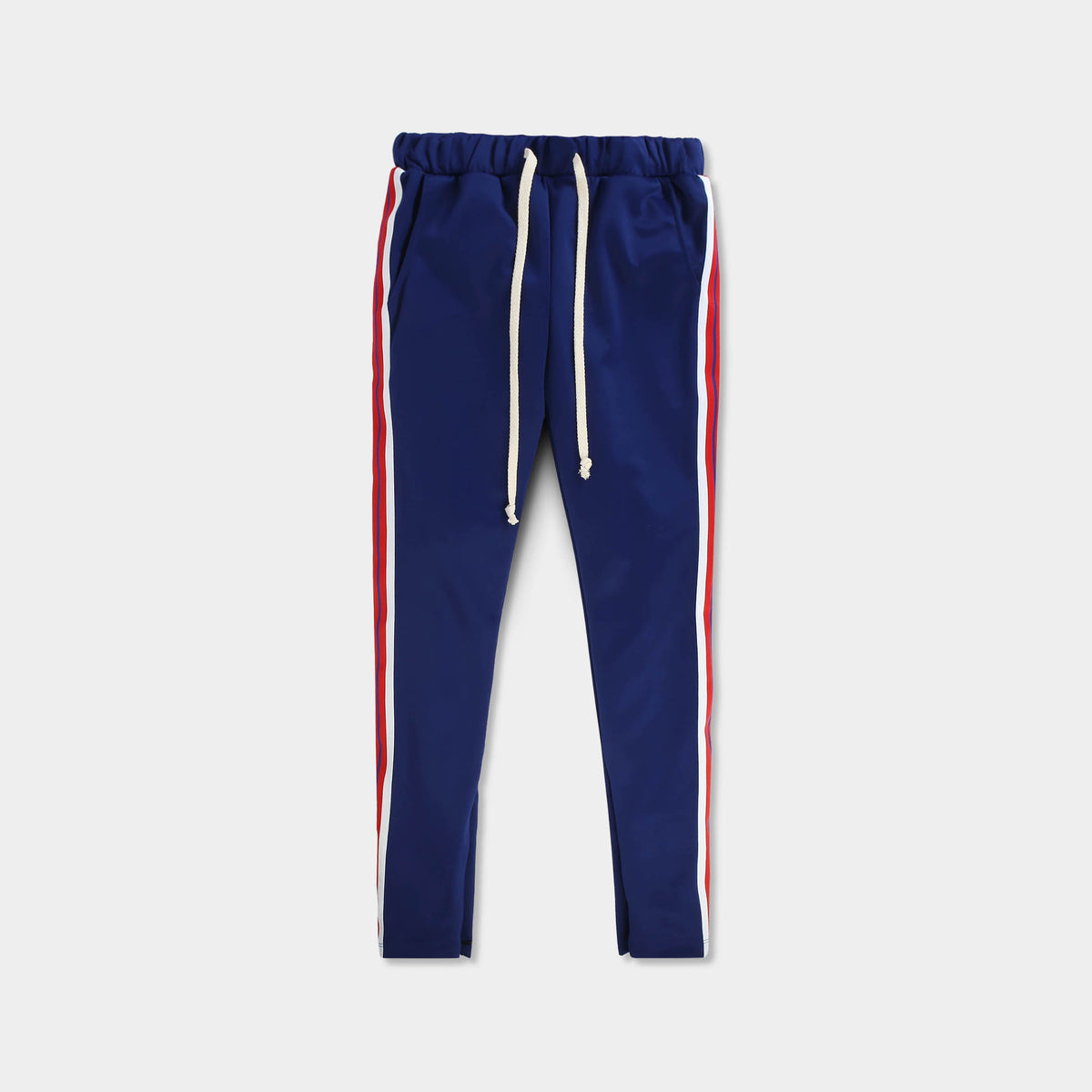 Men’s Taped Joggers in leather jogger_plain jogger_boys joggers_joggers mens_sport jogger_best sweatpants_track pants men_champion sweatpants_champion joggers_Blue - Hat and Beyond