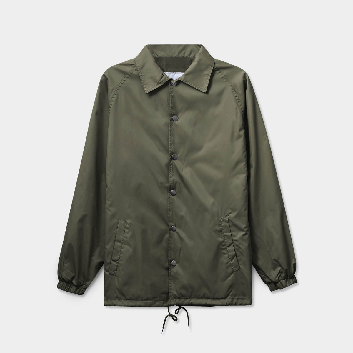 Men’s Coach Jacket in waterproof jacket_waterproofs_mens waterproof jacket_best rain jacket_lightweight waterproof jacket_water resistant jacket_Olive - Hat and Beyond outerwear