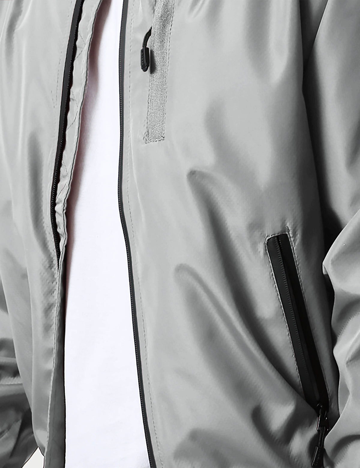 Men’s Waterproof Bomber Jacket in bomber jacket_mens bomber jacket_aviators jacket_aviator jacket mens_oversized bomber jacket_best bomber jackets_Gray - Hat and Beyond outerwear